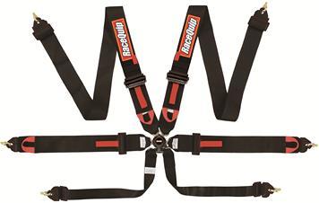 6pt Harness Camlock Blk FIA