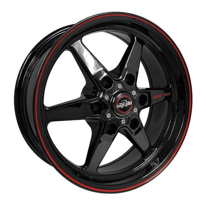 93 Truck Star Gloss Blac k 17x7 6x5.50BC 4.00BS