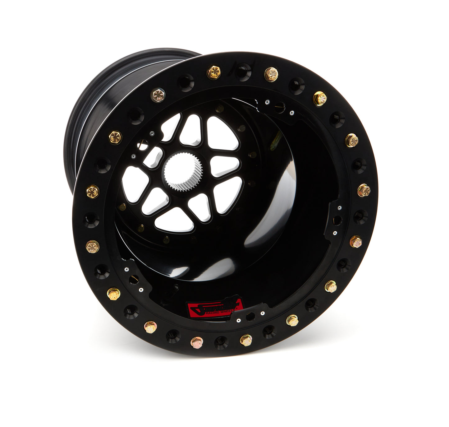 Sprint Wheel 15x18 6in BS Outside Lock Black