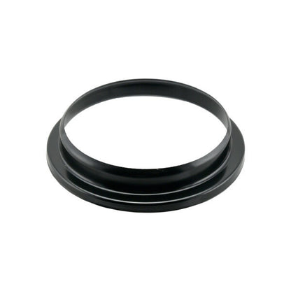 Air Cleaner Base 6-1/2in Flat Style Black