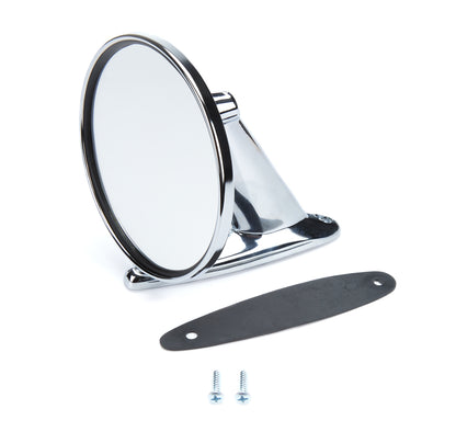 Chrome Mirror Car Side Universal 4.75in Round