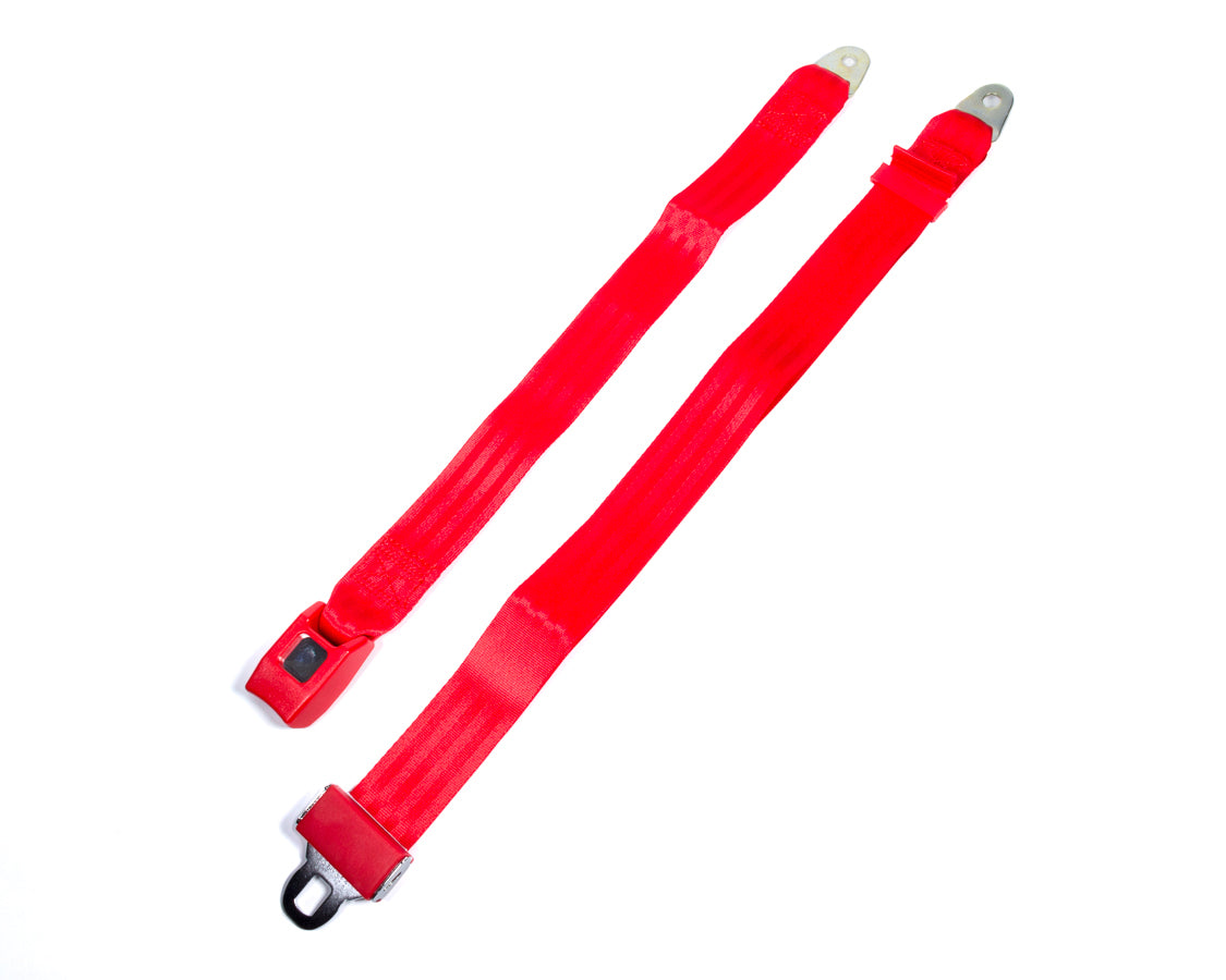 2 Point Lap Belt Red