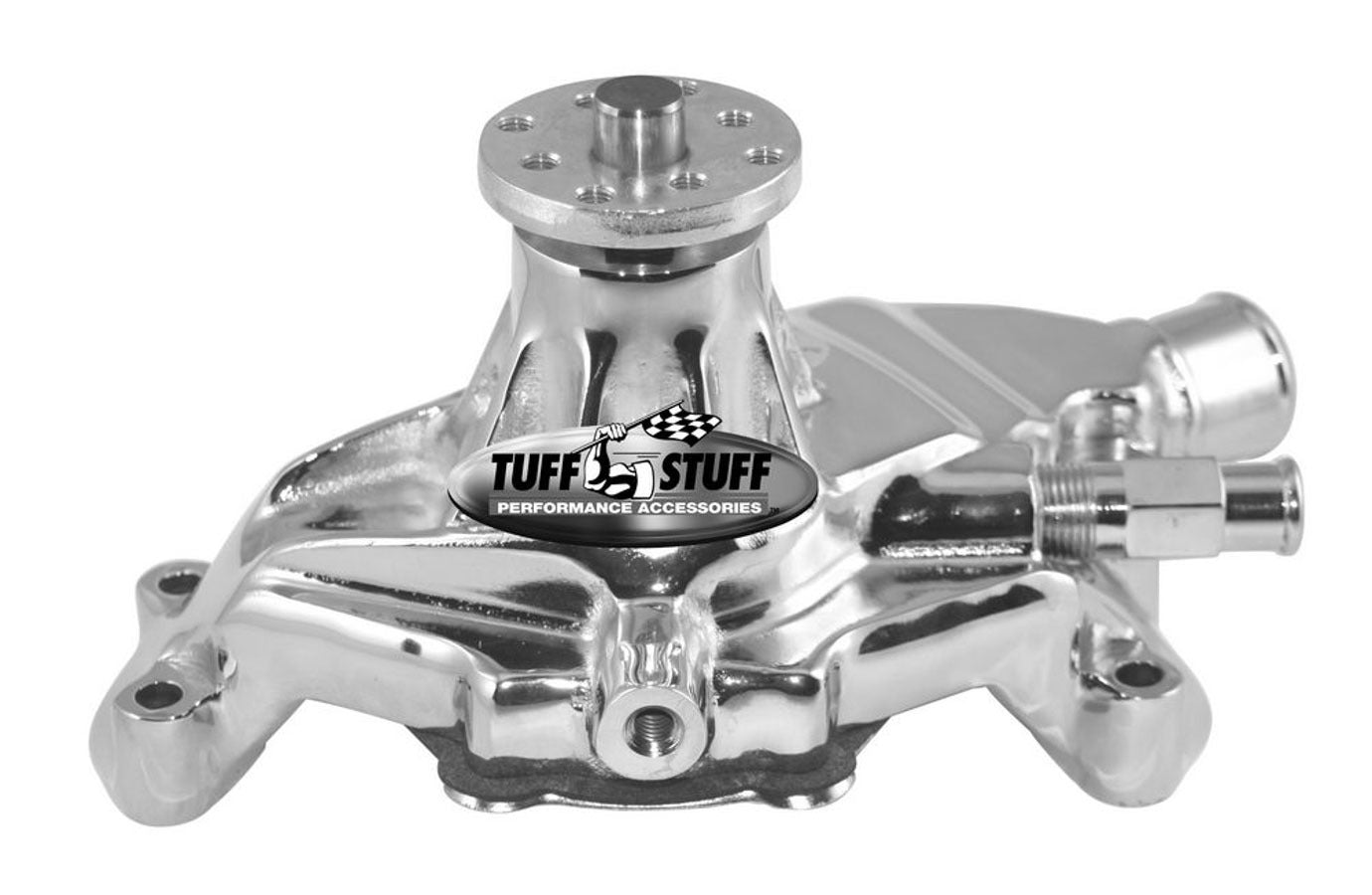 84-91 SBC Corvette Water Pump Polished Aluminum