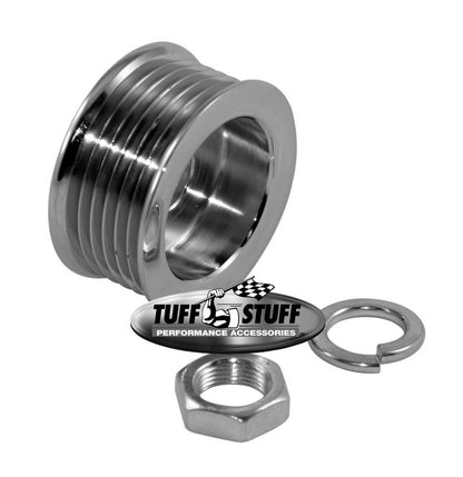 Alternator Chrome Pulley 6 Groove