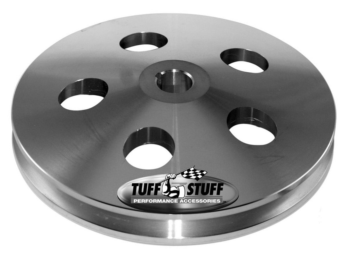 Power Steering Pump Pulley Chrome - Hidden Performance Racing