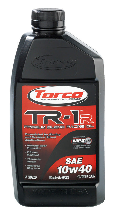 TR-1 Racing Oil 10w40 Case/12-1 Liter