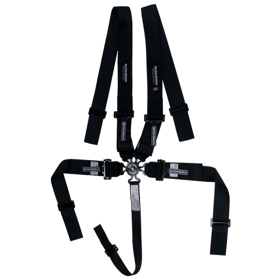 Harness Camlock 5pt Blk Indiv Shoulder 3in P/D