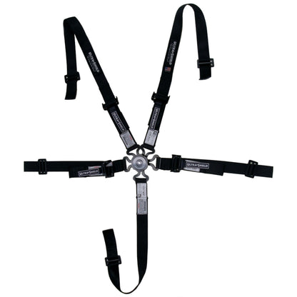 Harness Junior C/L 5pt Blk Indiv Shlder 3in P/D