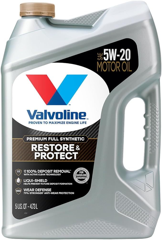 5w20 Motor Oil Restore & Protect 5 Quart Bottle