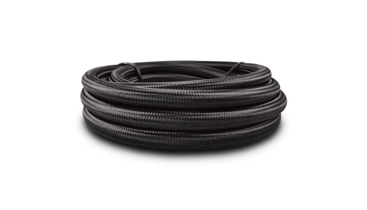 5ft Roll of Black Nylon Braided Flex Hose