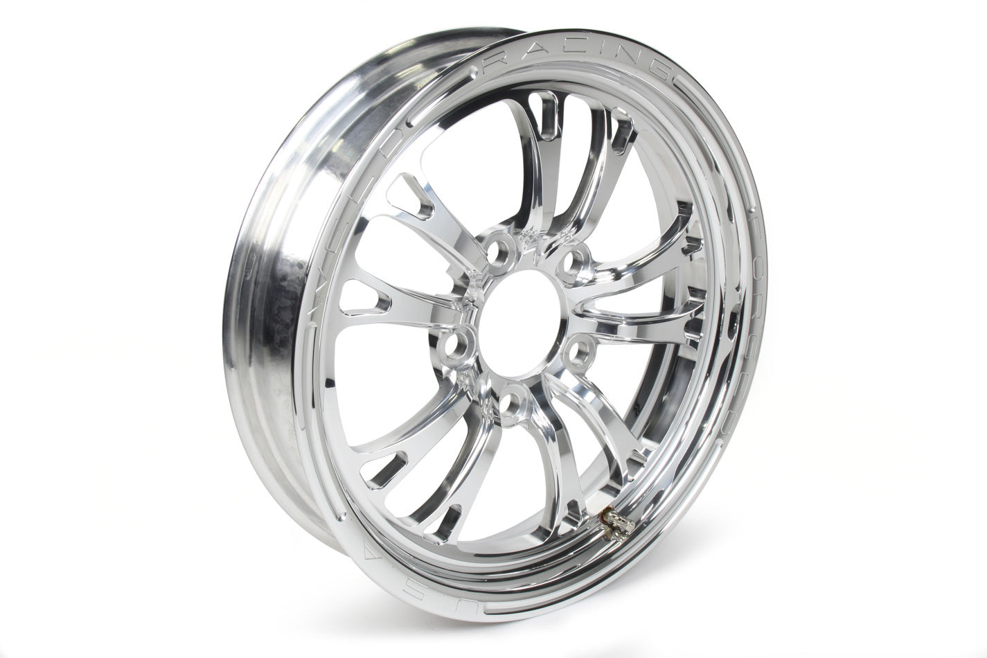 V-Series Frnt Drag Wheel Pol 15x3.5 5x4.75BC 1.75