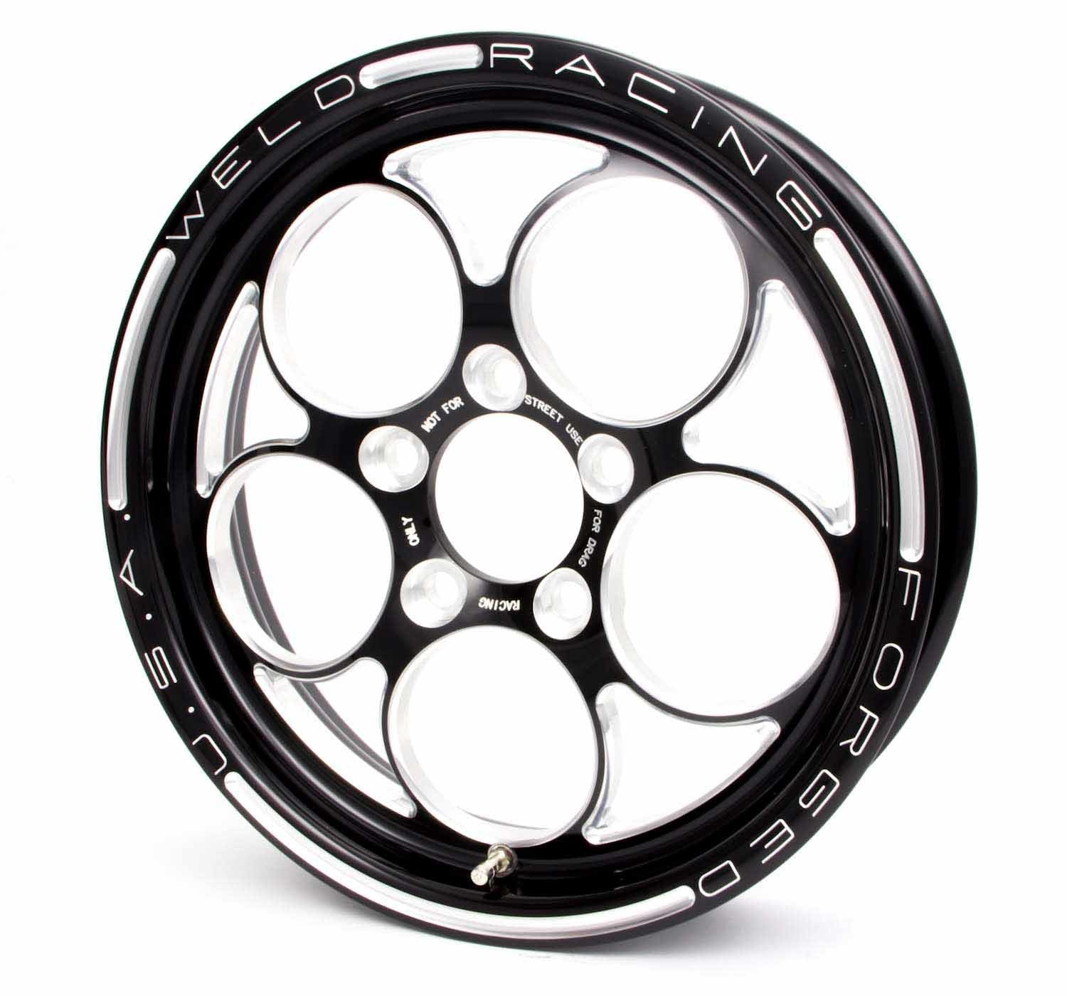 Magnum PRO 15x3.5 1pc Wheel 5x4.75 2.25BS Blk