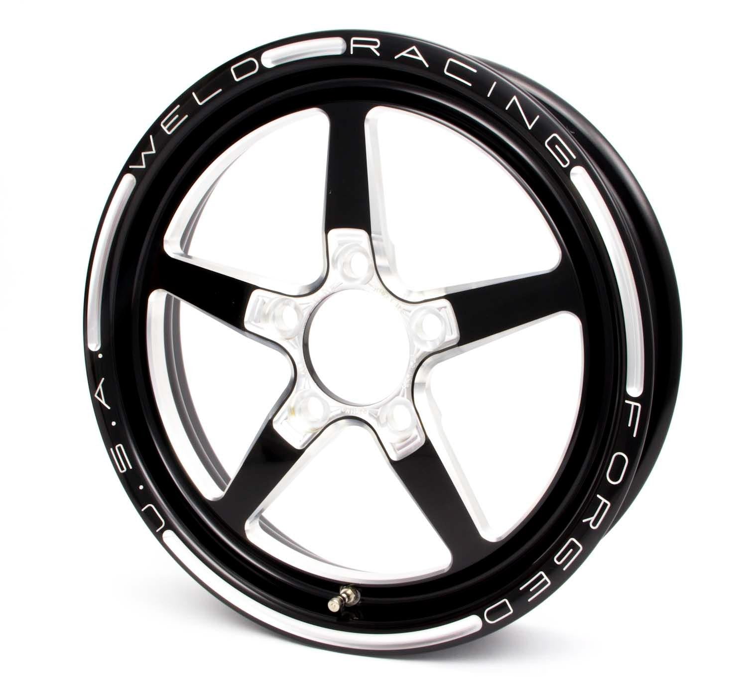 Aluma Star 15x3.5 Wheel 5x4.75 2.25 BS Black