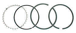 GF Style Single Piston Ring Set - 4.040