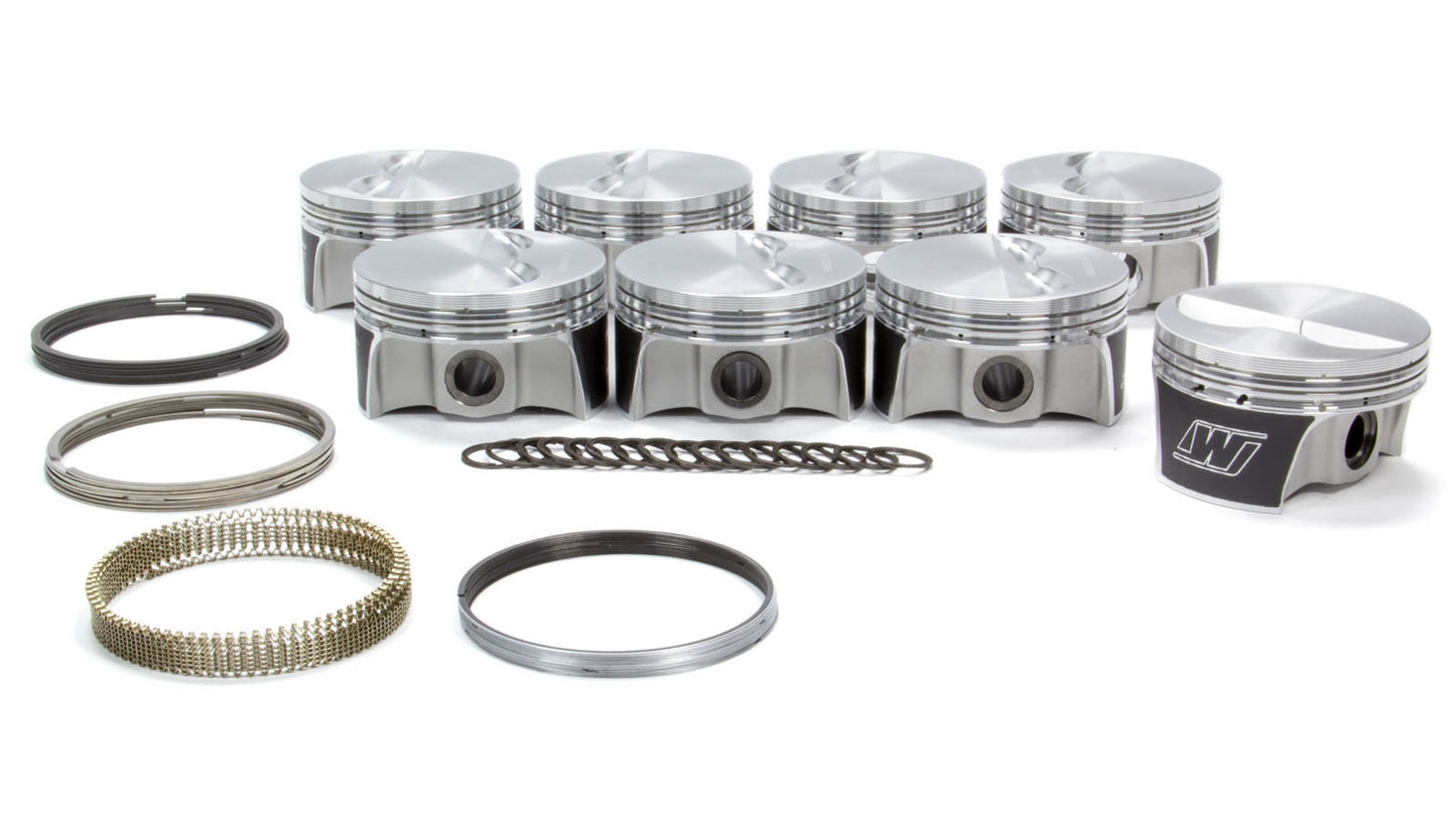 SBC Flat Top Piston Set 4.030 Bore -5.7cc