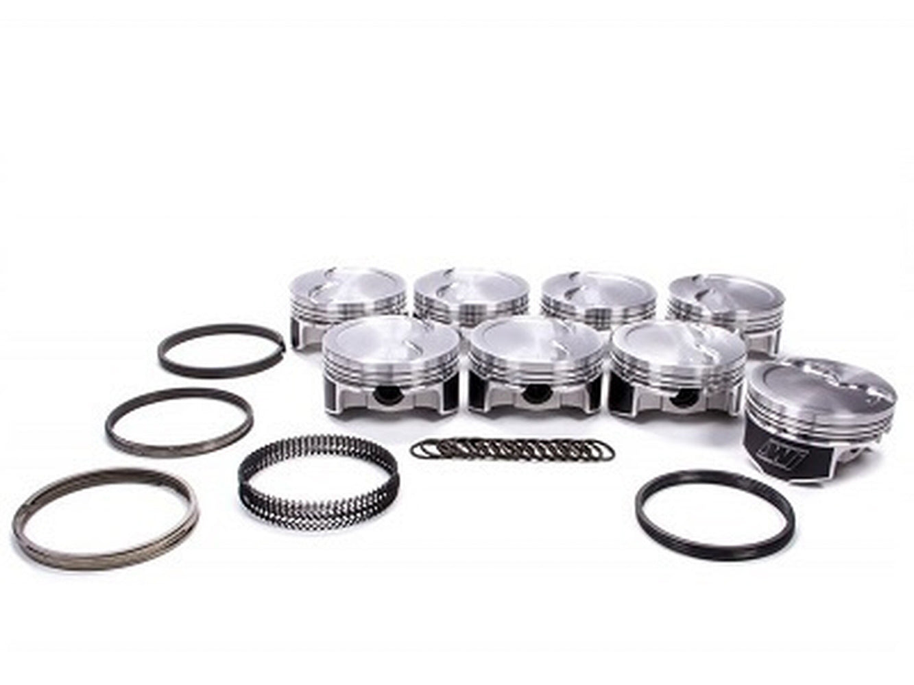 GM LS Piston & Ring Set Dome 4.030 Bore +5cc