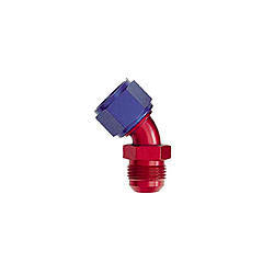 #10 45 Deg Fem Swivel to Male Flare Adapter