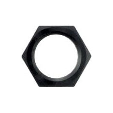 #6 Bulkhead Nut-Aluminum Black