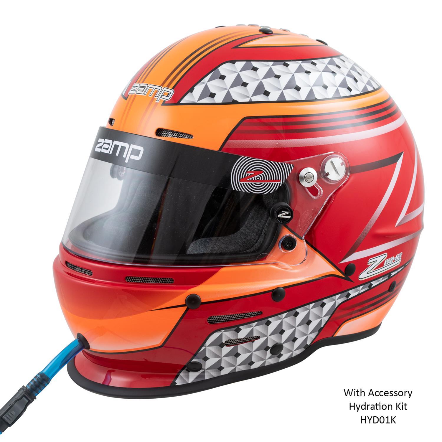 Helmet RZ-62 Aramid Mix M Red/Org SA2020