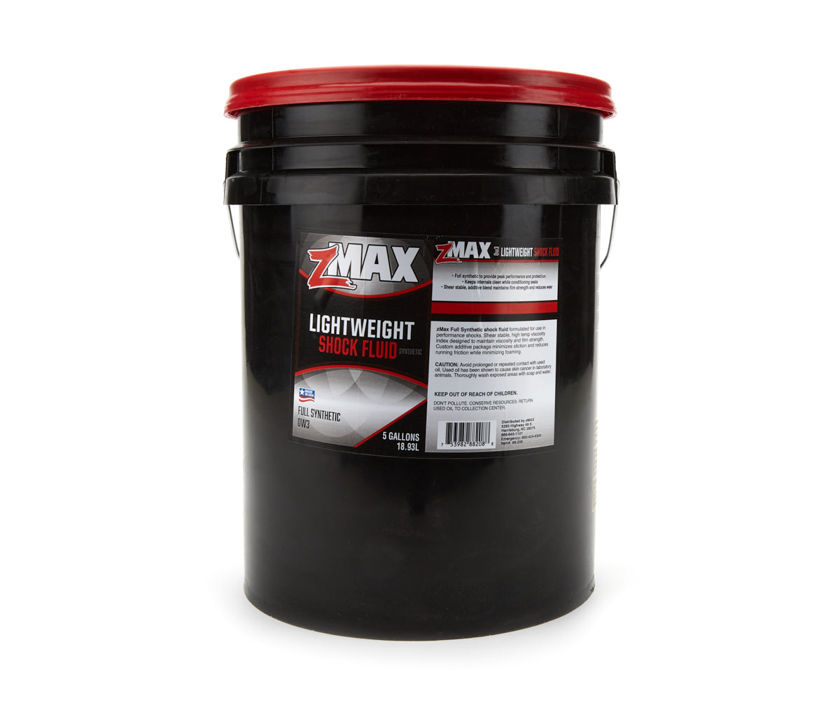 Lightweight Shock Fluid 0w3 5-Gallon Pail