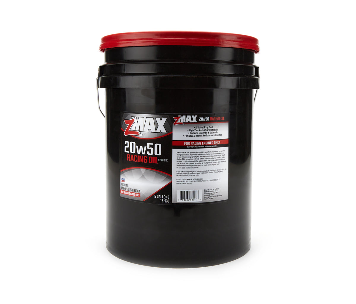 Racing Oil 20w50 5 Gal. Pail