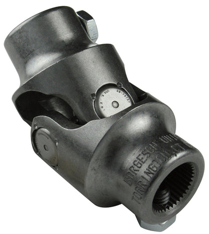 Steel Single Steering Universal Joint. Fits 17MM Double-D X 3/4in. Smooth bore.