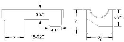 Canton 15-620 Oil Pan For Ford 289-302 Deep Rear Sump Street Pan