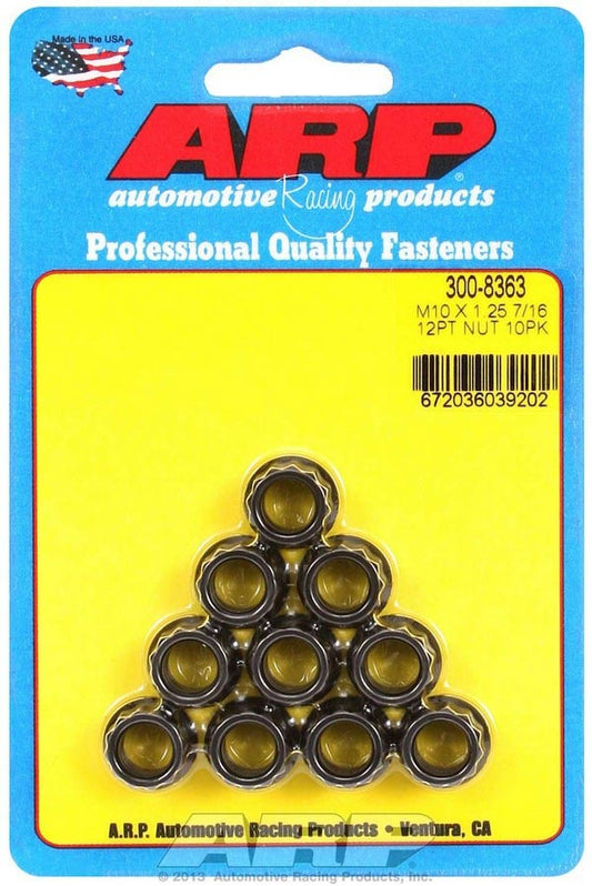 10mm x 1.25 12pt. Nuts 10