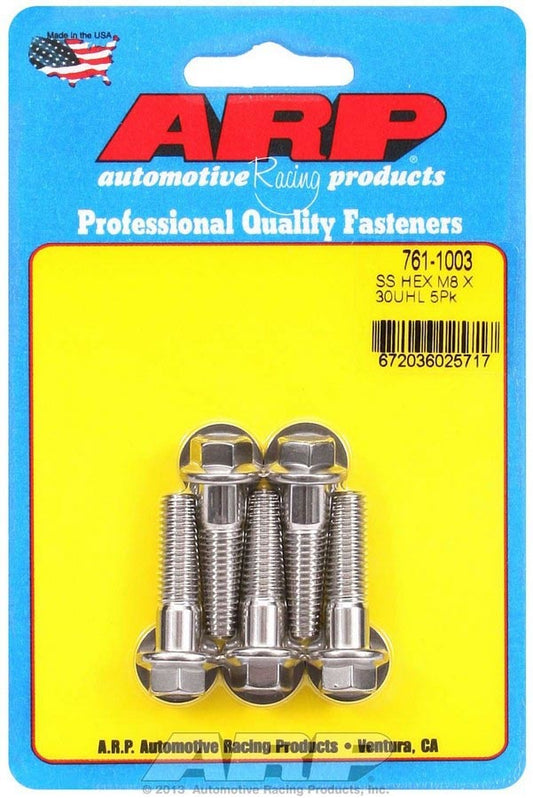 S/S Bolt Kit - 6pt. 5 8mm x 1.25 x 30