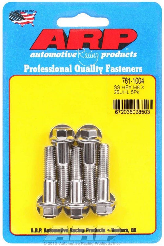 S/S Bolt Kit - 6pt. 5 8mm x 1.25 x 35mm