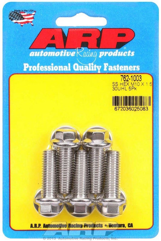 S/S Bolt Kit - 6pt. 5 10mm x 1.5 x 30mm