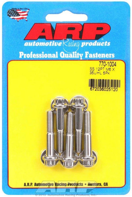 S/S Bolt Kit - 12pt. 5 6mm x 1.00 x 35