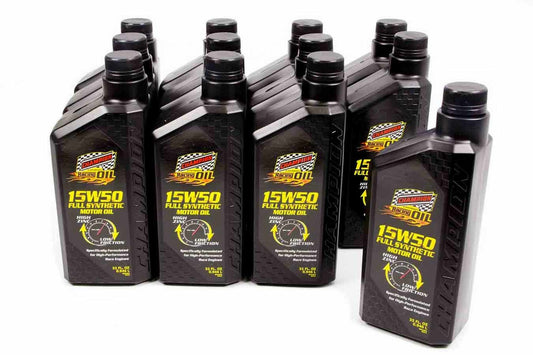 15w50 Synthetic Racing Oil 12x1Qt