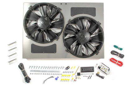 PWM Dual RAD Fan/ Aluminum Shroud Assembly