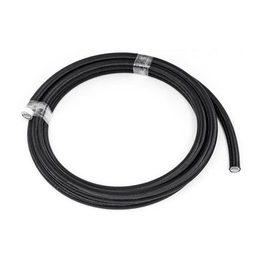 #6 Black Nylon Braided PTFE Hose 10 feet