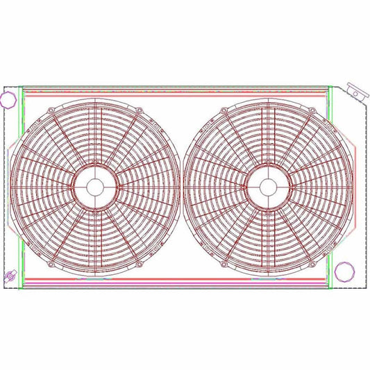 Radiator Combo Unit GM A & G Body