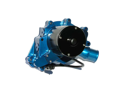 SBF Billet Electric W/P - Hi-Flow - Blue