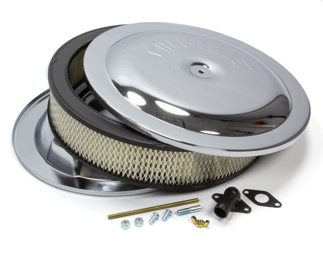 14in Hi-Perf Air Cleaner W/ Plain Nut