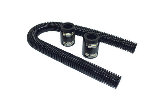 Radiator Hose Kit 36in w/Aluminum Caps Black