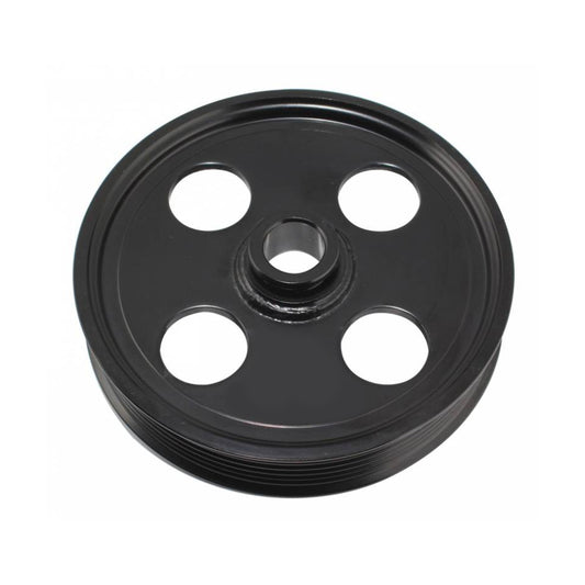 Type II Power Steering Pulley 6 Groove Black