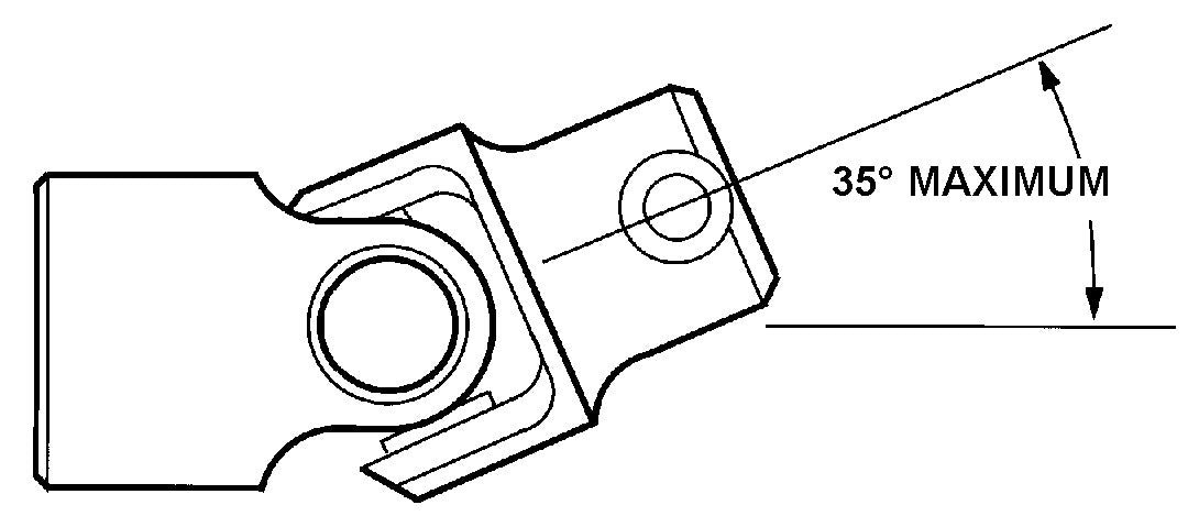 Steel Single Steering Universal Joint. Fits 17MM Double-D X 3/4in. Smooth bore.